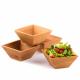 Home Kitchen Wooden Salad Bowl And Servers Food Grade For Fruit / Vegetables