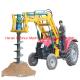 Pole Erecting Auger Hydraulic Power Pole Erection Drilling Machine