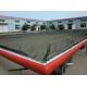 HDPE Mesh Boom Inflatable Air Mat Color Optional For Swimming Pool / Sea