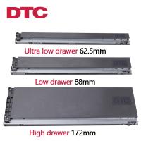 Triple Extension Full Pull Out 10 Inch Drawer Slide 35kg 77lb