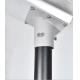 Aluminum Alloy LED Solar Street Light with PIR Sensor, Monocrystalline Silicon Cell