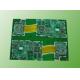 Lead Free HASL Multilayer Rigid Flex PCB 4 Layer , Green Solder Mask