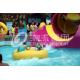 Children waterslide above ground pool water slide for family interactive water