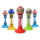 Gashapon Toy Arcade Prize Machines / Non-electricity Spiral Gumball Machine