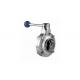 Wafer And Lug Butterfly Stainless Steel Sanitary Valves Corrosion Resistance