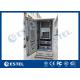 Stainless Steel Waterproof Outdoor Power Cabinet With Battery / Equipment Compartment