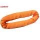 Soft Orange 20 Ton Polyester Endless Slings , Eye To Eye Duplex Lifting Slings