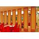 Restaurant Movable Wooden Soundproof Folding Sliding Partition Walls Malaysia