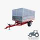Dump Trailer With Higher Wire Mesh Panels ;Farm Machinery ;Tractor Trailer For Hobby Farm