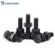 Thread 12.9 Grade External Hex Head Left Hand Screw Bolt Black