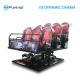 Virtual Reality 7D Cinema Equipment High Speed Large Size For Games Center