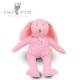 37 X 24cm Pink Stuffed Bunny Toy Stripe Rabbit Animal Customized