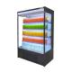 Grocery 4 Display Shelves Cold Drink Multideck Open Chiller With LED Lighting