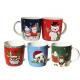 Customized LOGO Ceramic Anniversary Gift Mugs For Coffee Tea