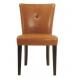 PU/leather upholstery beech wood wooden dining chairs with double line stitching,wooden fashion dining chairs high back
