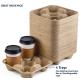 2 4 trays Disposable No Spill Paper Cup Holder Tray