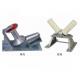 Construction Works Cable Pulley Block Electrical Nylon / Aluminum Turning Cable Drum Roller