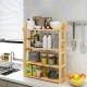 Space Saving 5 Tier Kitchen Microwave Rack Seasoning Spice Rack Organizer