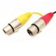 3.5mm PVC+Copper Gold Material Auxiliary Jack Audio Cable Assemblies For XLR Microphone