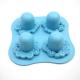 4 Pieces Silicone Ice Trays Octopus Shape Mould DIY Stackable Cocktail Mold Storage