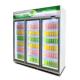 Auto Rebound Door 5 Layers Commercial Refrigerator Supermarket Beverage Cooler