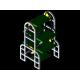 2000kg Capacity Lightweight Vertical Car Lift Automatic Operation