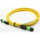 Ribbon Fan Out MPO Multimode Fiber Optic Patch Cord Assembly FTTX