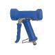 Versatile Brass Blue Washing Gun , For Water Spray with Click Quick Release Coupling Inlet