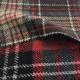 58 inch Red Plaid Tweed Fabric / 800gsm Wool Tweed Upholstery Fabric