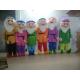 adult plush seven dwargs disney character costumes of full body 