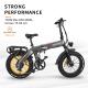 Exercise Balance EU Warehouse High Power Foldable Electric Bike with Portable Battery