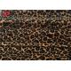 Leopard Printed 100% Stretch Polyester Fabric 1MM Velboa Fabric Eco Friendly