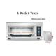 Far Infrared Heat Pipe Radiation Heating Method 2 Layer Electric Free Standing Gas Range Oven