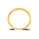 Yellow Simplex ST FC Fiber Optic Patch Cord  1m 2m 3m 5m With PVC LSZH Jacket