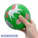 Ultralight Thickened rubber Green Playground Ball harmless Inflatable