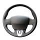 Custom Artificial Leather Sew Steering Wheel Cover for Renault Fluence Fluence ZE 2009-2016 Kangoo 2013-2016 Scenic 2010-2015