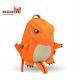 Orange Customized Toddler Backpacks With Double Shoulder Durable