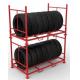 Warehouse Heavy Duty Storage Racks / Collasible Tire Racks Stacking Height 3