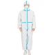 Lightweight Disposable Protective Coveralls , Fluid Resistant Disposable Isolation Gowns
