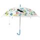 Funny Mini Clear Compact Umbrella / Straight Kid Little Girl Clear Collapsible Umbrella