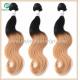 Peruvian 5A virgin remy hair weave ,ombre natural color/27# Body wave 10''-26''length