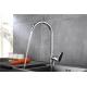 Stainless Steel Basic Kitchen Faucet Spogits One Hole Basin Mixer Taps