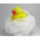 Eco - Friendly Vinyl Yellow Baby Rubber Duck Washing Ball For Kids Bath Time