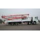 8×4 HOWO Cement Pump Truck / Concrete Boom Pump Truck For Construction