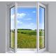Double Glazed Windproof Glass Casement Window With Mosquito Screen PVC / UPVC Frame
