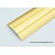 2.7m Aluminium Floor Threshold Strips / Transition Trim With Sandblasting Gold
