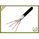 305 Meters Network Fiber Cable , Unshielded Twisted Pair Cable 0.5mm Diameter