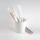 5 eco friendly Food Grade Paper Drinking Straws For Birthday Wedding Party