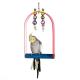 acrylic arch sandy bird swings, for cockatiel and quaker parrots ,9.8 inches