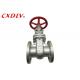 2-12 Resilient Seated Gate Valve , Solid Wedge Gate Valve With Flanged Ends